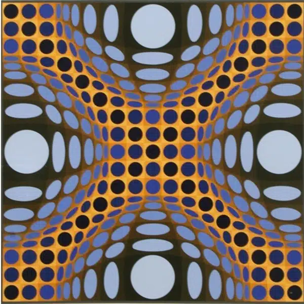 Victor Vasarely. Pengo Z. 1975. Image and data from The Freedman Gallery at Albright College.
